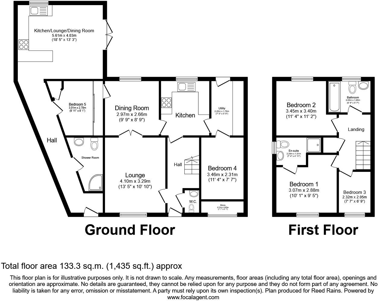 Orwell Close, Castleford, West Yorkshire, WF10 floorplan
