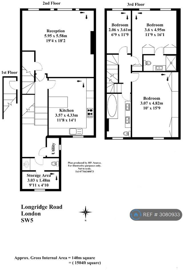 Longridge Road, London, SW5 floorplan