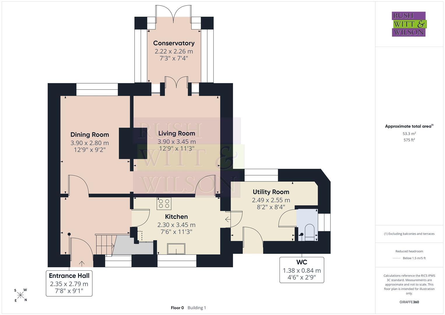Shrubcote, Tenterden floorplan
