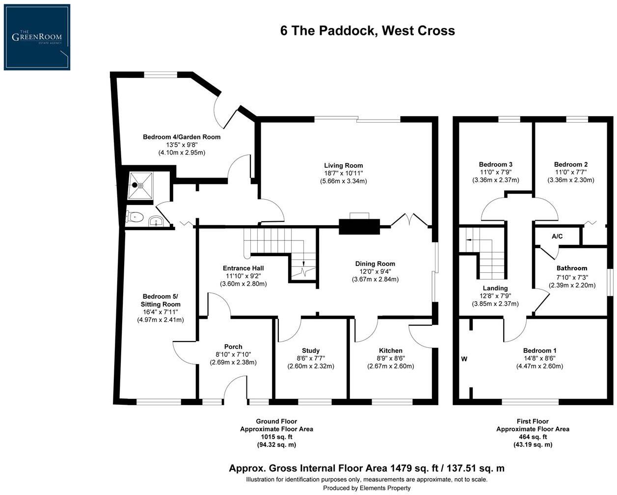 The Paddock, West Cross, Swansea floorplan