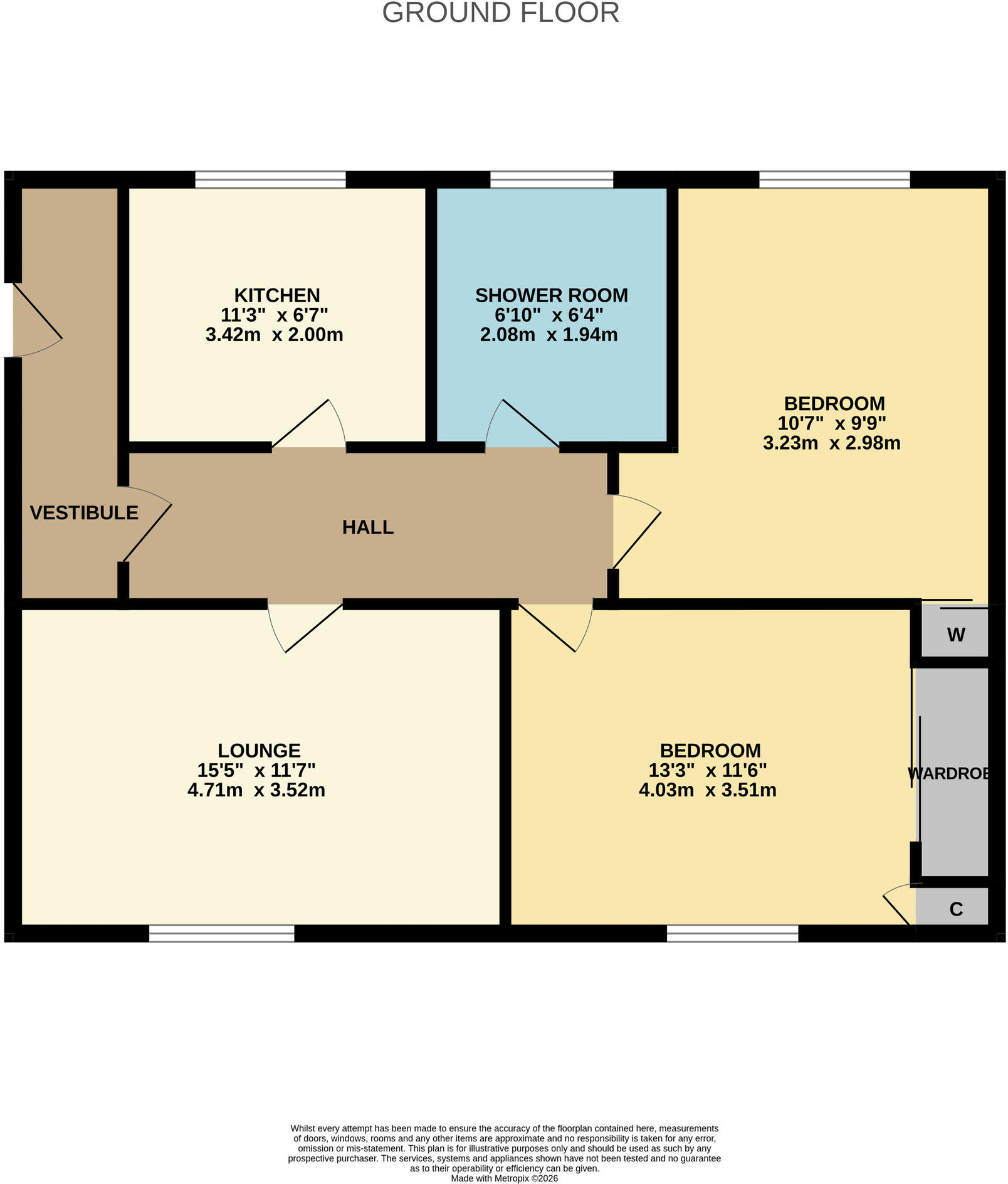 6 Salisbury Court, Aberdeen, Aberdeen City floorplan