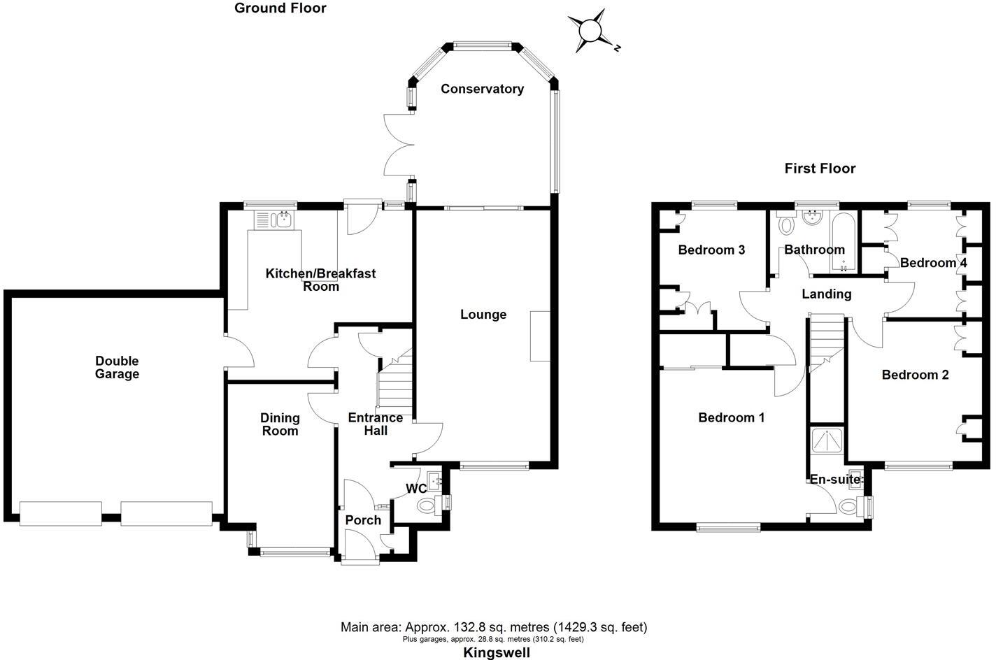 Kingswell, Morpeth floorplan