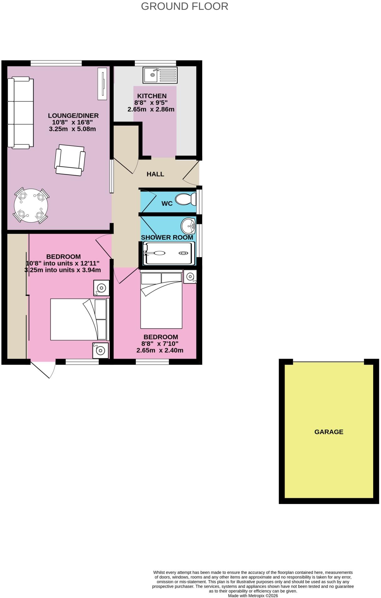 8 Barn Close, Stafford floorplan
