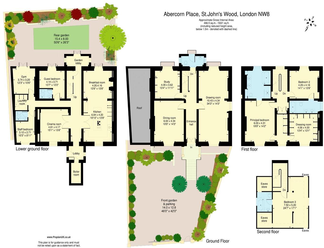 Abercorn Place, St John's Wood, NW8 floorplan