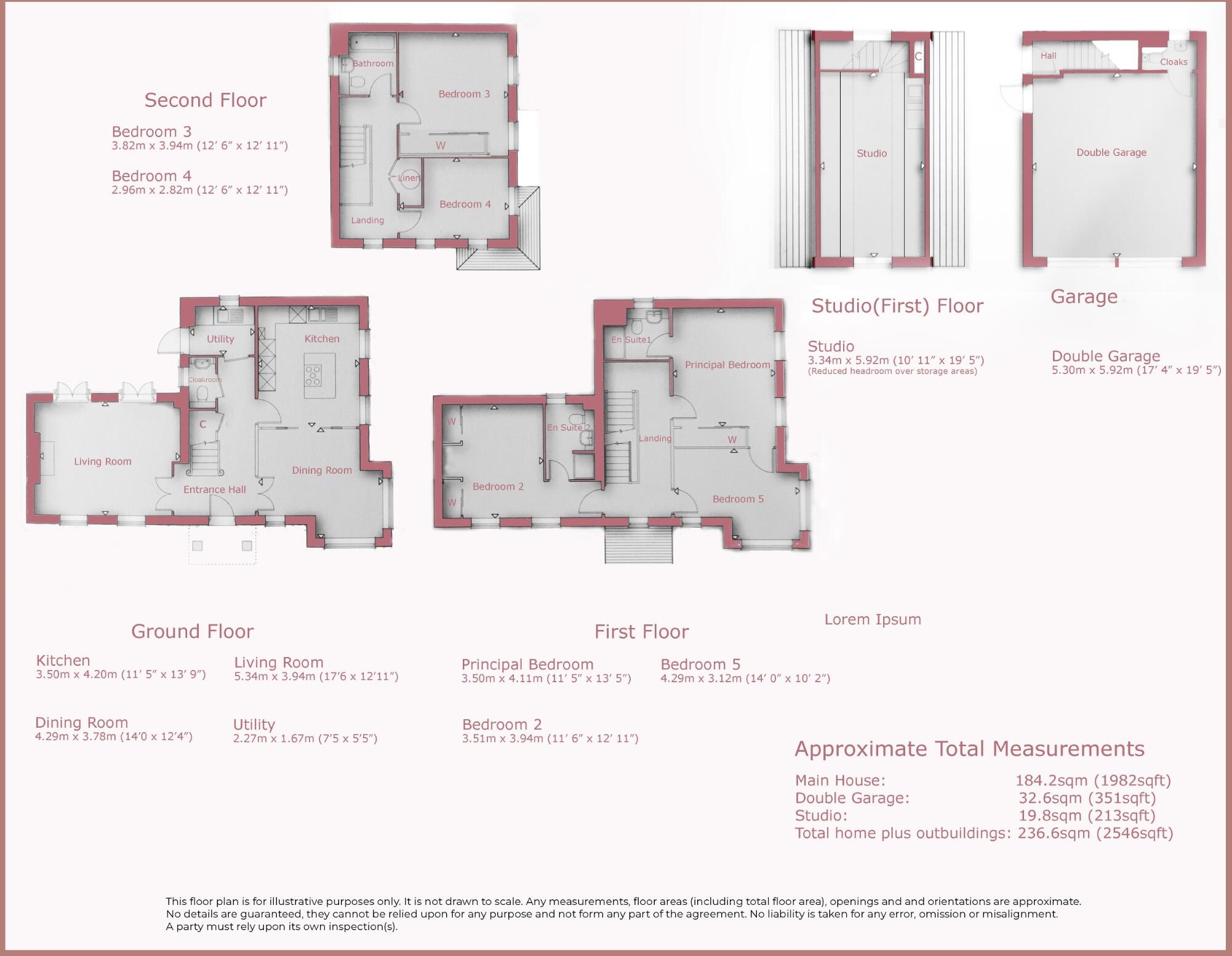 Loddon House Brockham Grange RG27 floorplan
