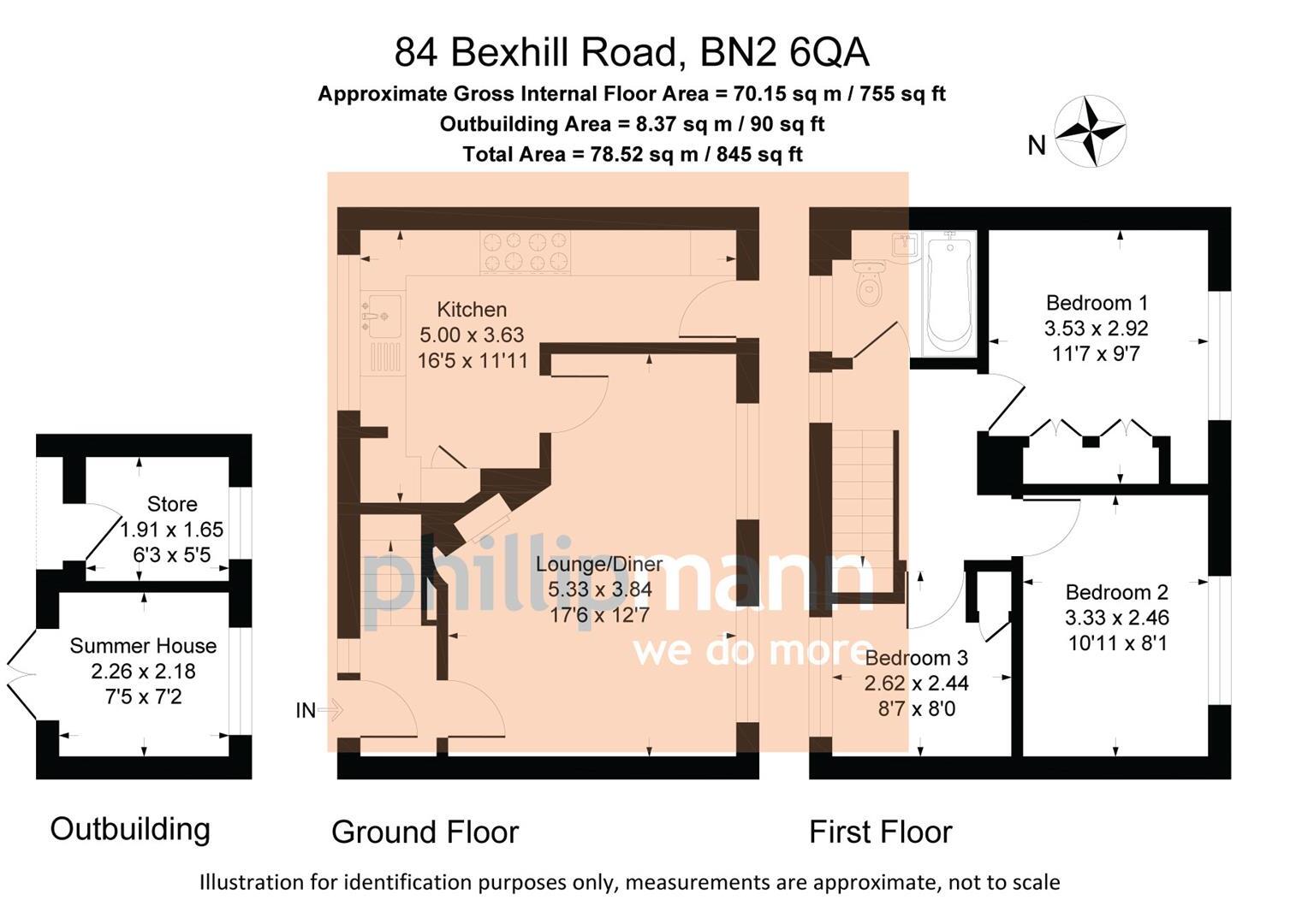 Bexhill Road, Woodingdean, Brighton floorplan