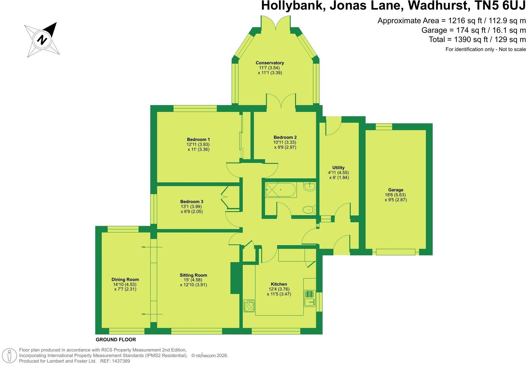 Jonas Lane Wadhurst floorplan