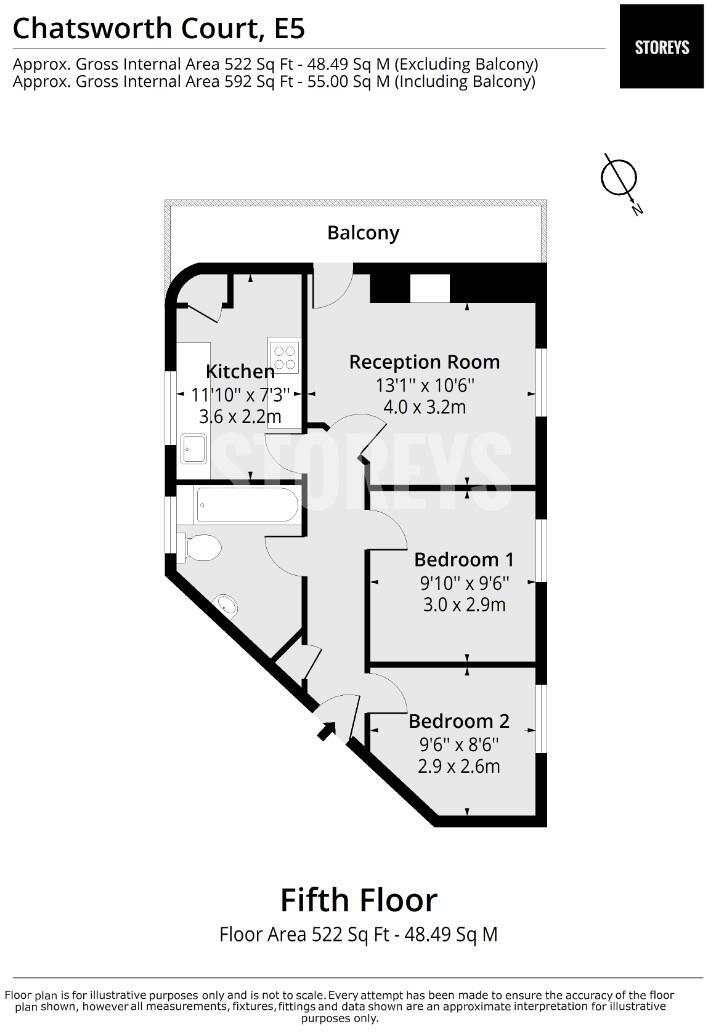 Powerscroft Road, Hackney, London, E5 floorplan
