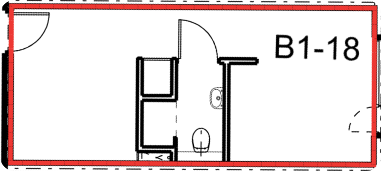 Modern Student Accommodation at X1 Campus | B43070 floorplan