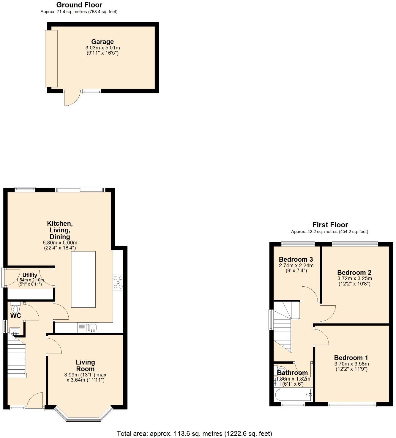 Ellesmere Road, Altrincham, Cheshire, Greater Manchester, WA14 floorplan
