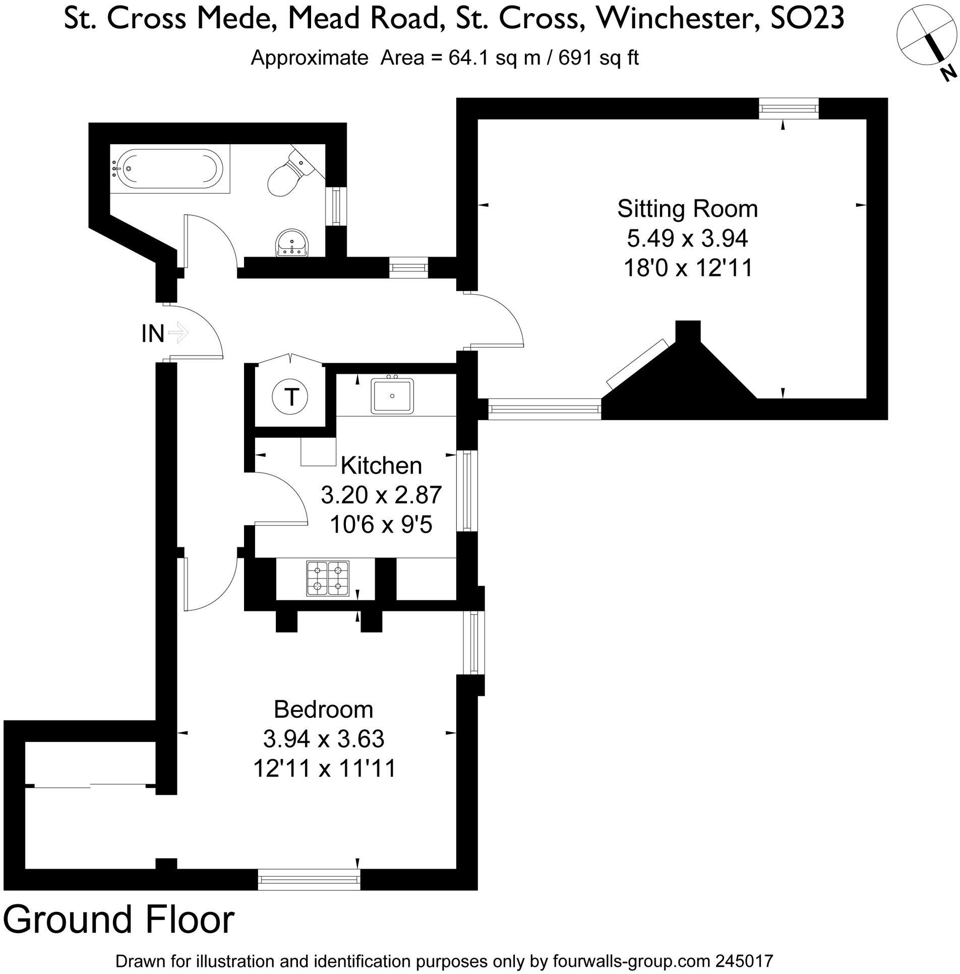 Mead Road, St. Cross Mede Mead Road, SO23 floorplan