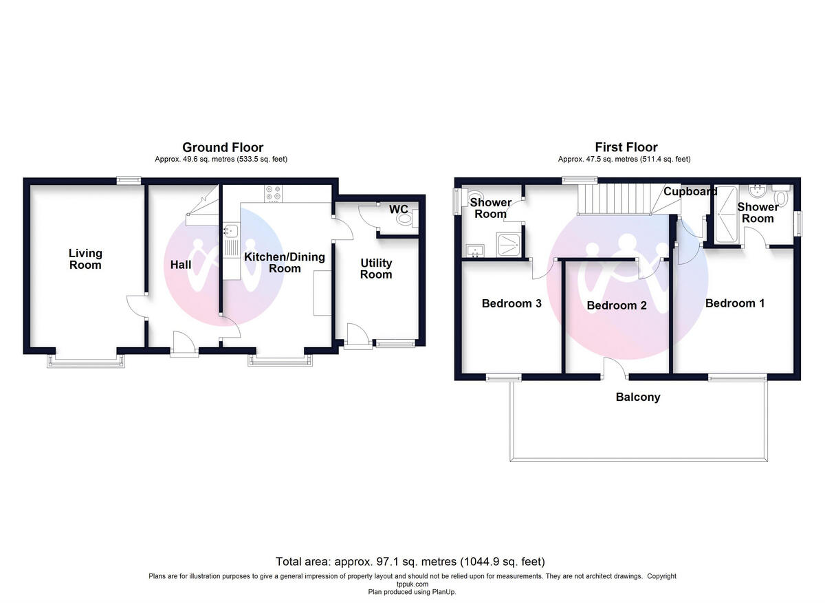 25, Ednyfed Hill, Amlwch Port, Anglesey, LL68 floorplan