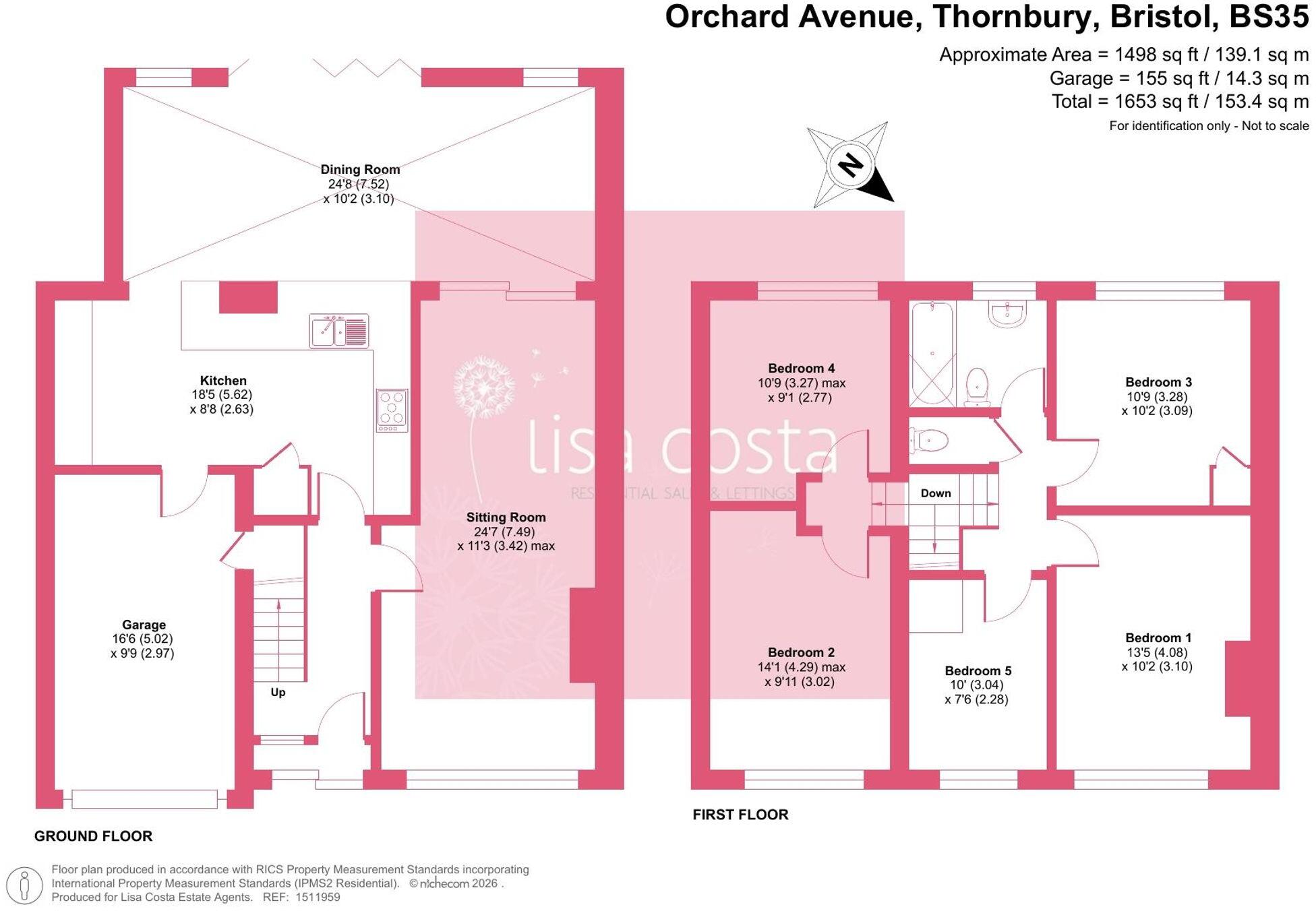 Orchard Avenue, Thornbury, BS35 floorplan