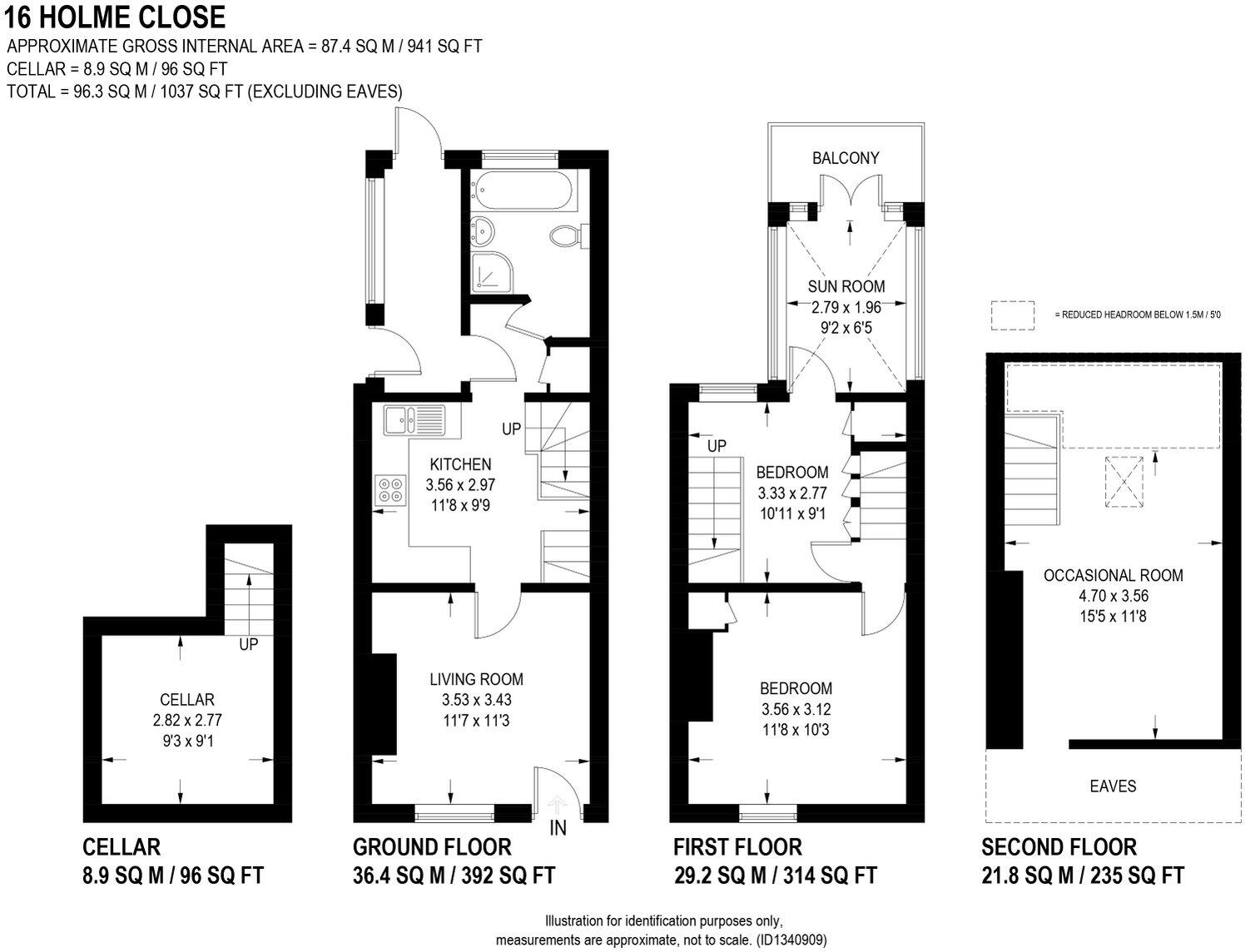 Holme Close, Sheffield, S6 4LA floorplan