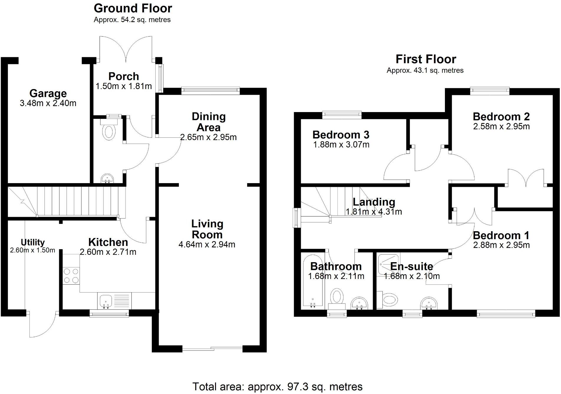 Nicholls Close, Barton-Le-Clay, MK45 4JN floorplan