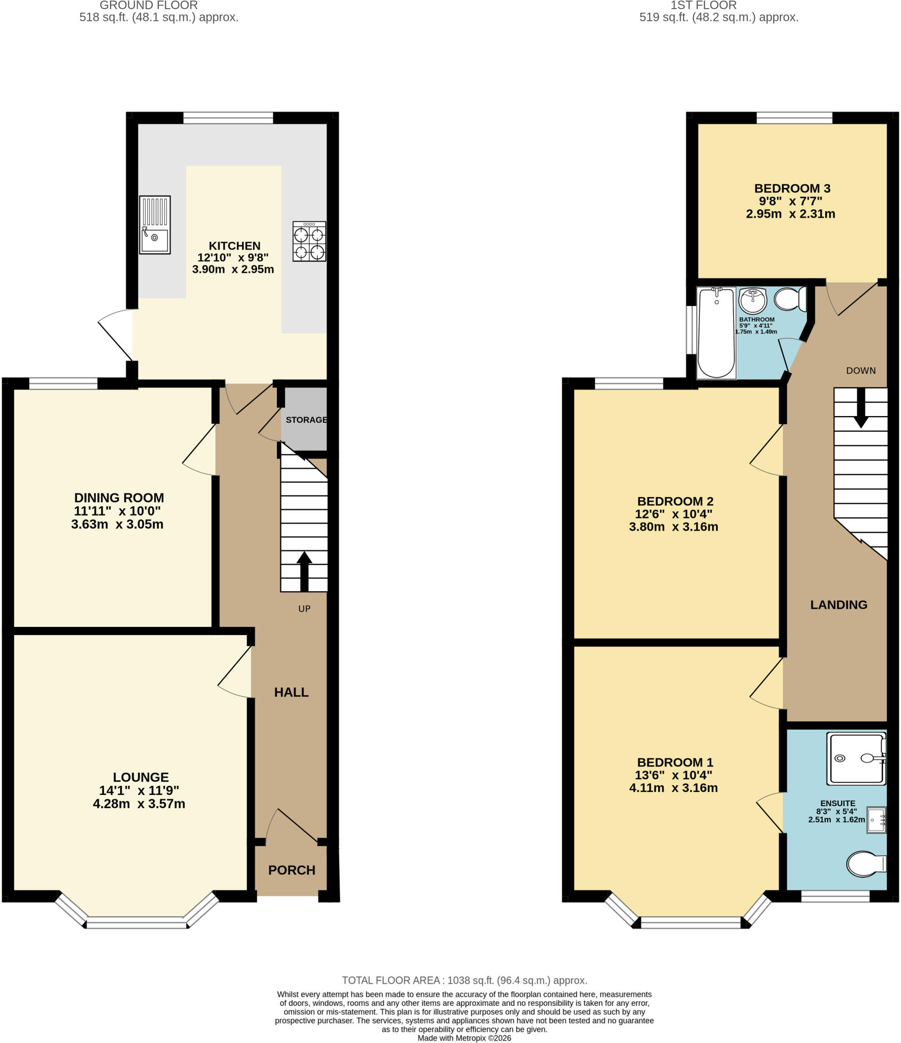 Library Road, Poole, Dorset, BH12 floorplan