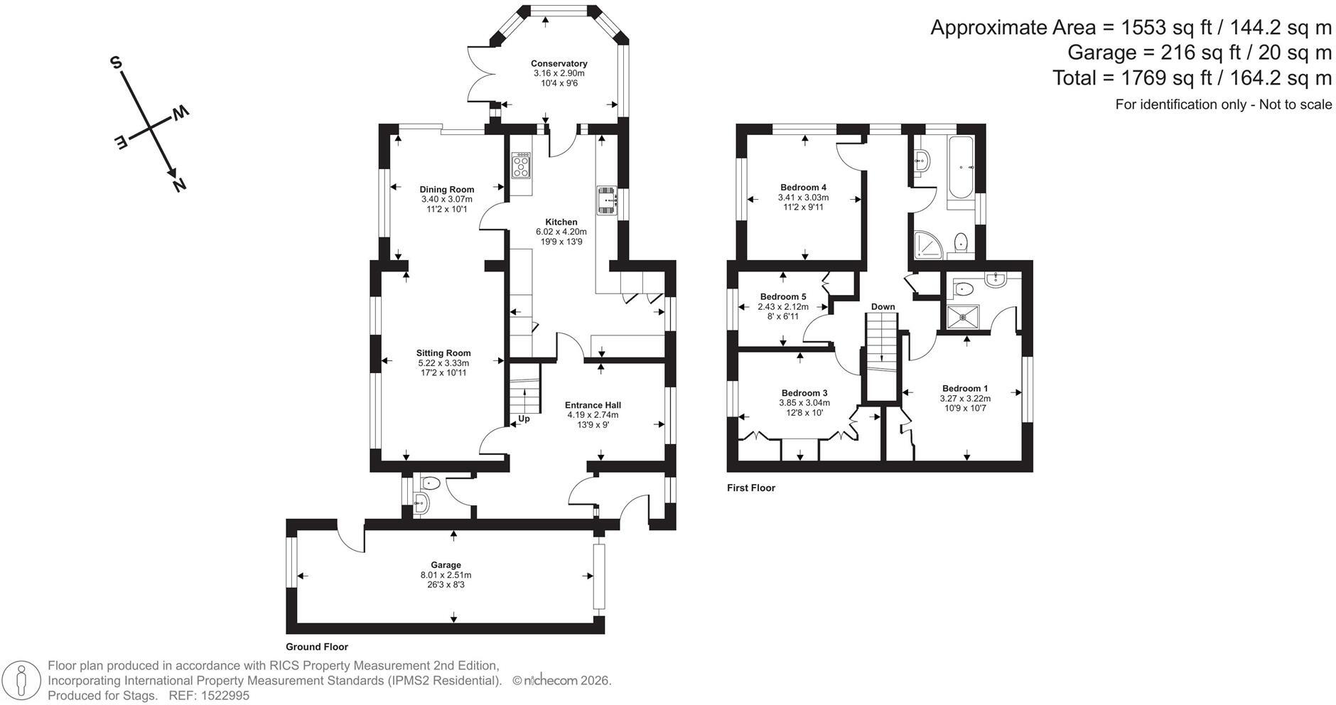 Dawn Close, Exeter floorplan