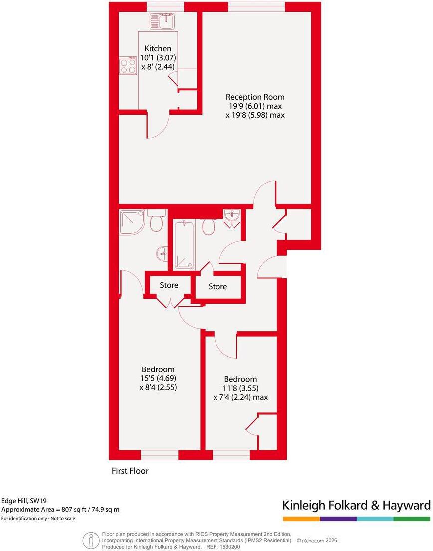 Edge Hill, Wimbledon, London, SW19 floorplan