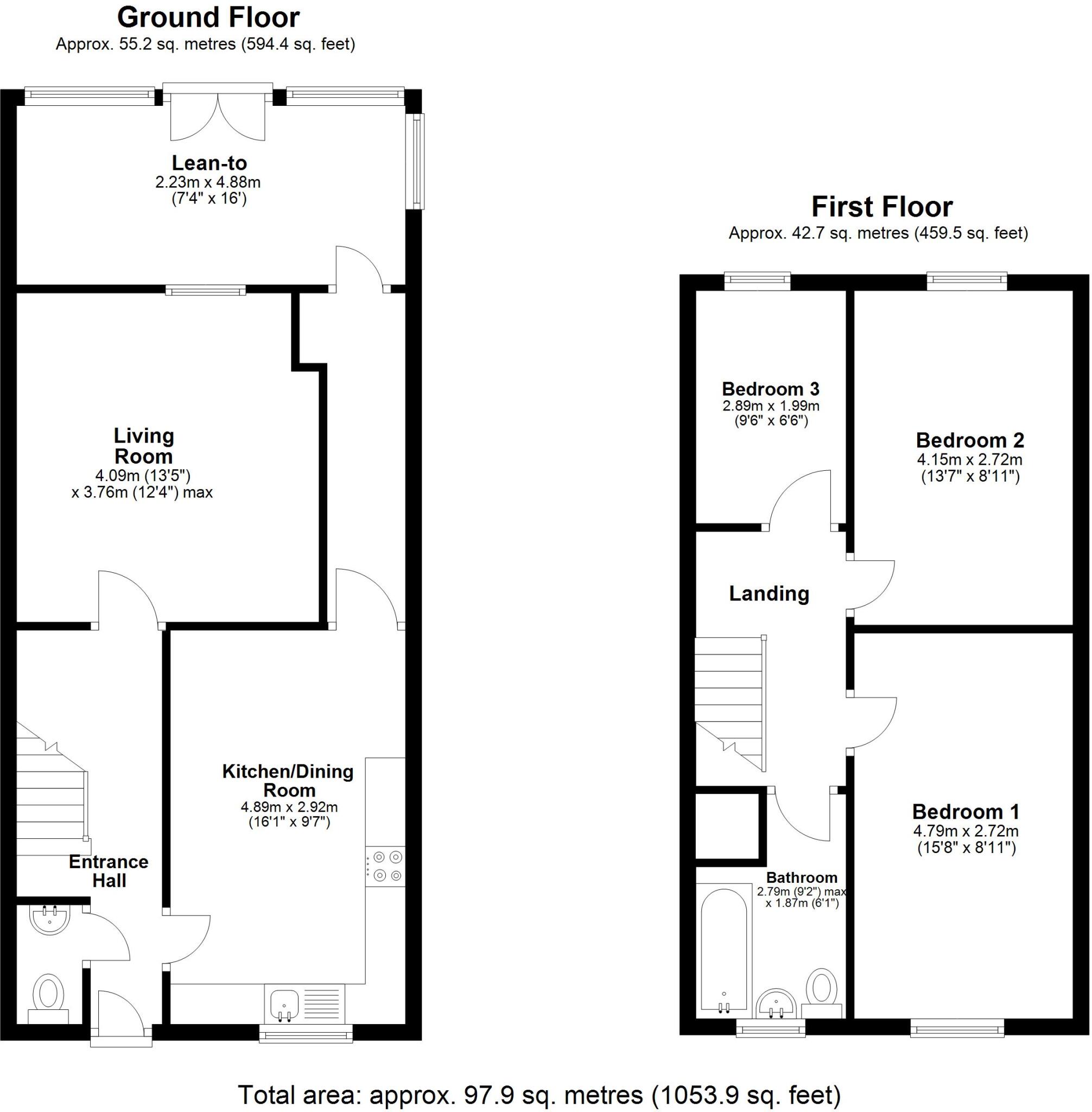 Jennings, Stantonbury, Milton Keynes floorplan