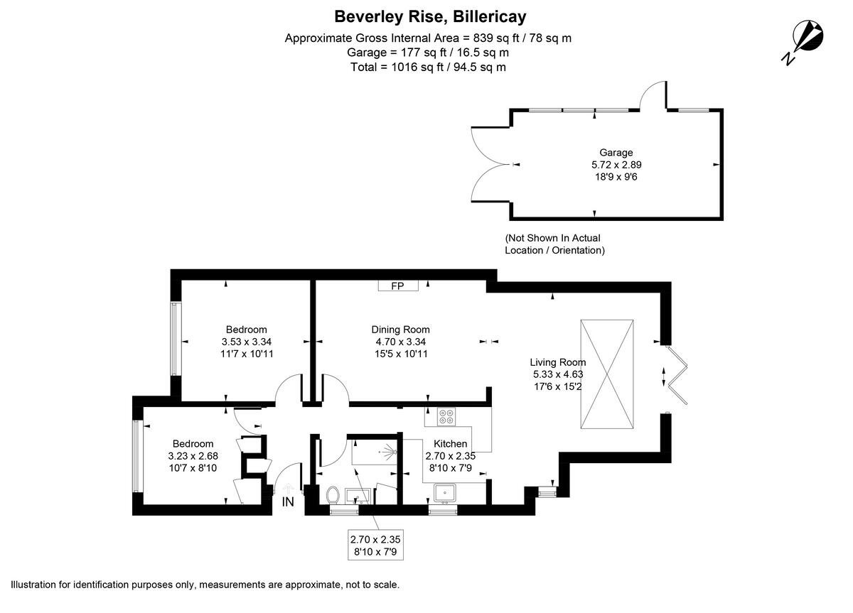 Beverley Rise, Billericay, CM11 floorplan