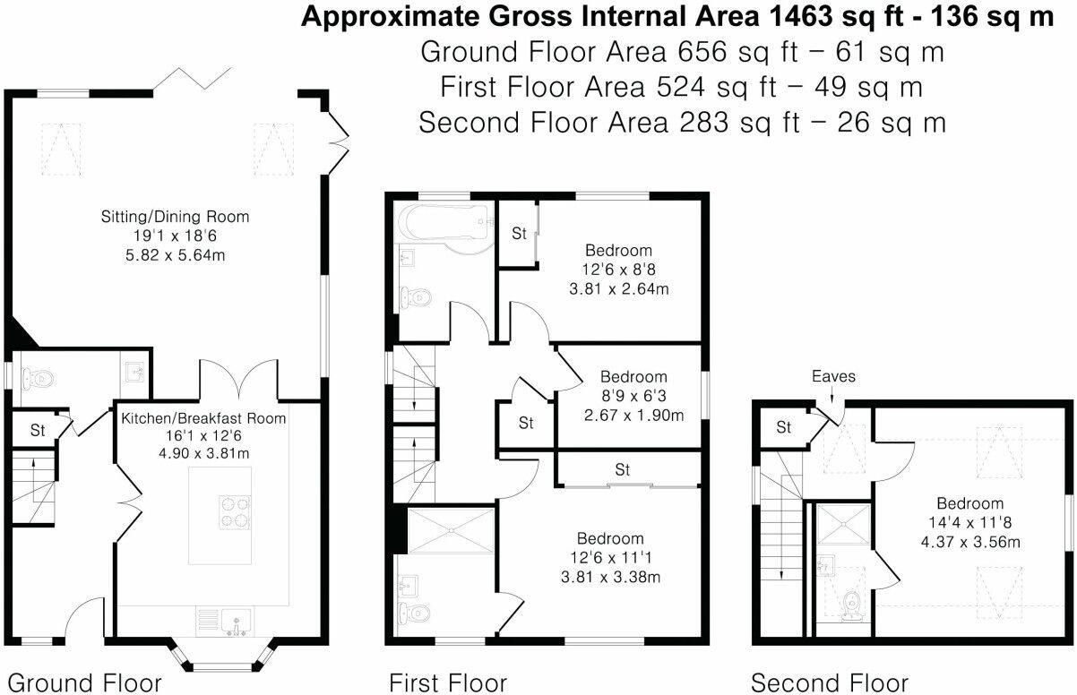 Hullmead, Shamley Green GU5 floorplan