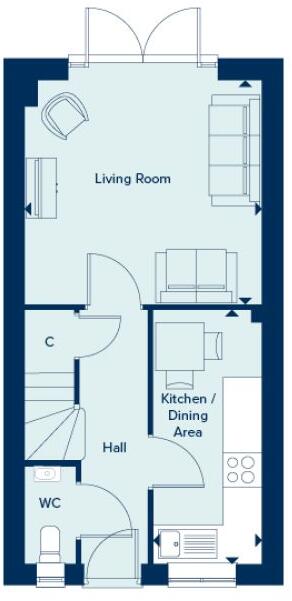 Woolhouse Way,
Cringleford
Norwich,
Norfolk,
NR4 7FX floorplan