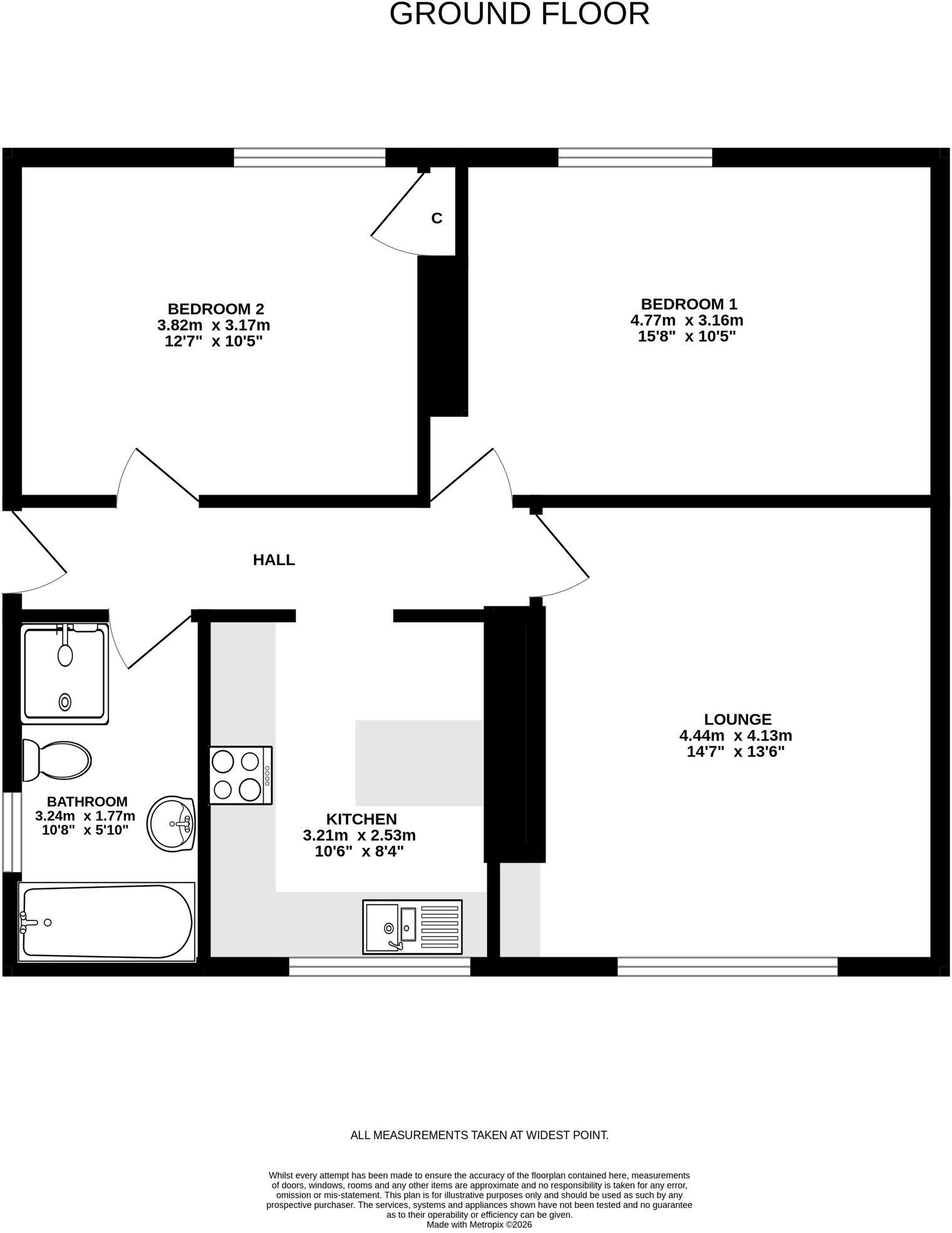 25 Craigie View, Tarbolton, KA5 5RT floorplan