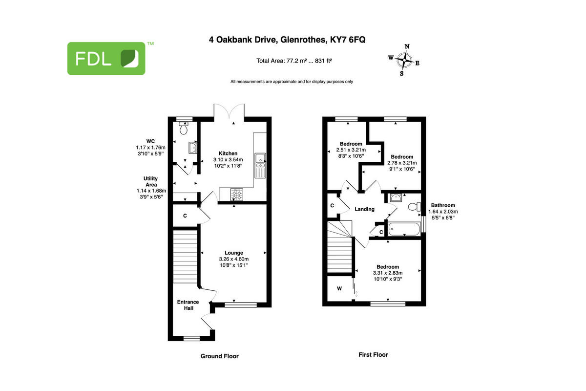 Oak Bank Drive, Glenrothes, KY7 floorplan