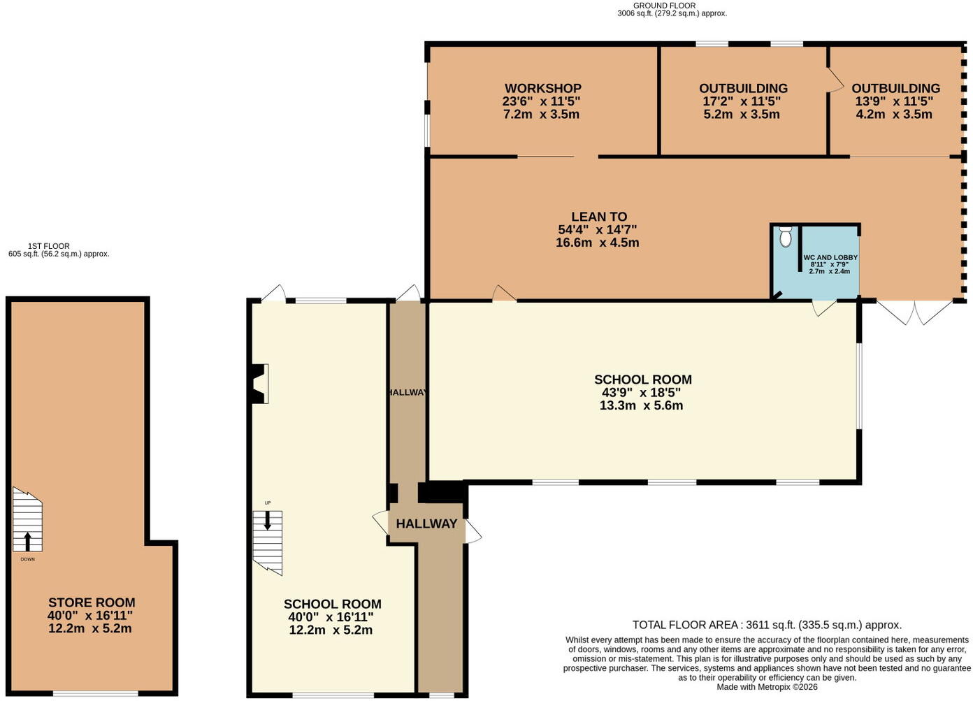 School Lane, Metfield floorplan