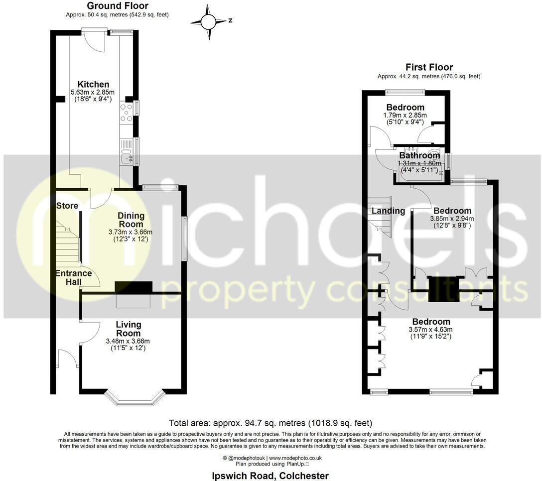 Ipswich Road, Colchester, CO4 floorplan