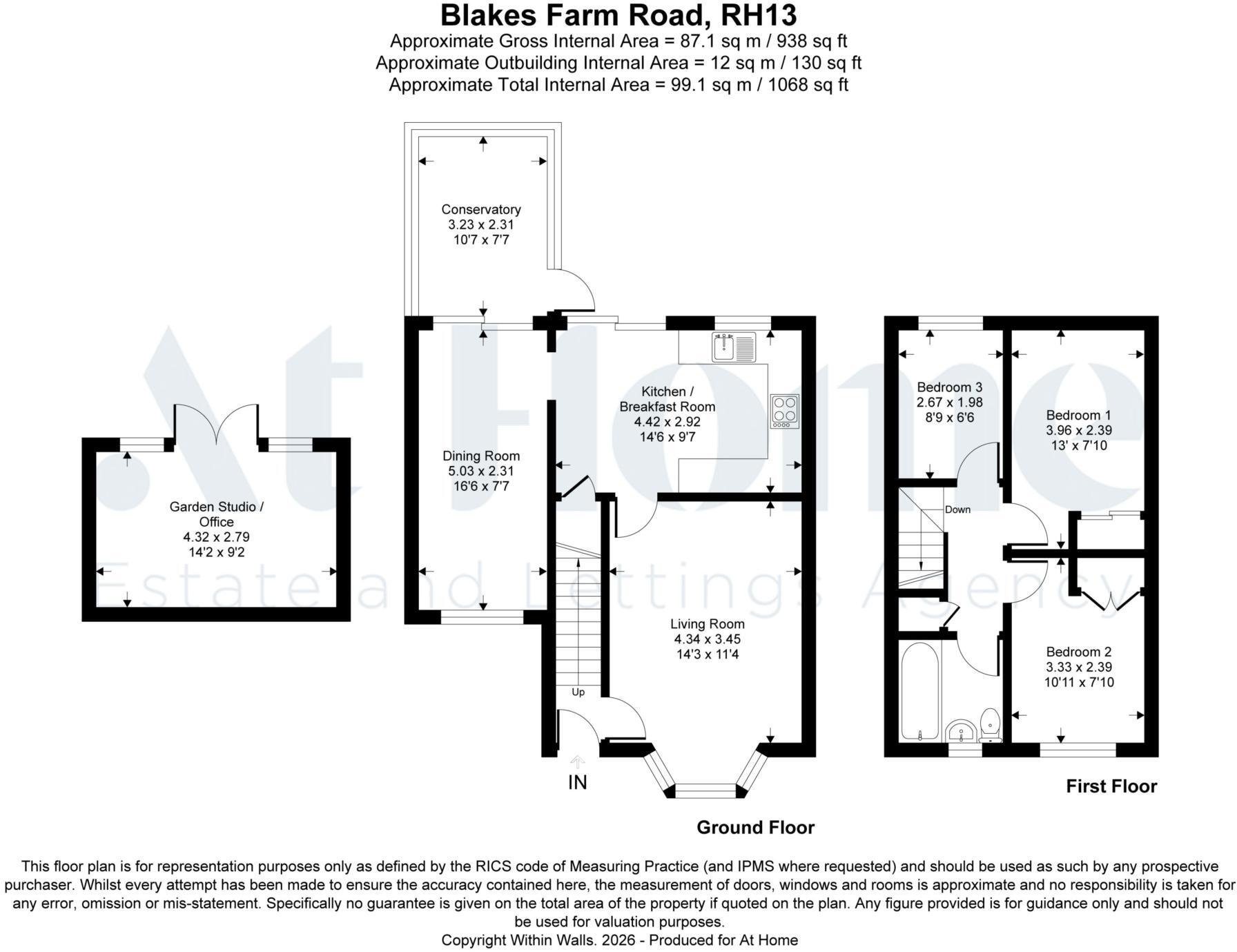 Blakes Farm Road, Horsham floorplan