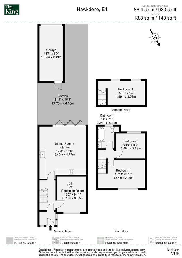 Hawkdene, London, E4 7PF floorplan