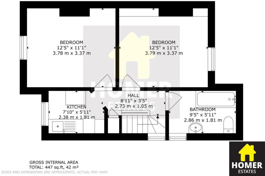 Kinson Road, Bournemouth, BH10 4AN floorplan