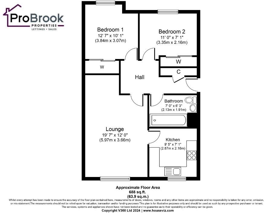 Espedair Street, Paisley, PA2 floorplan