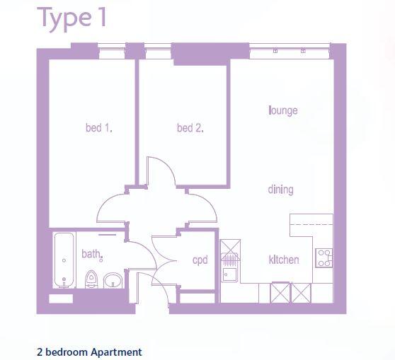 The Rock, Bury floorplan