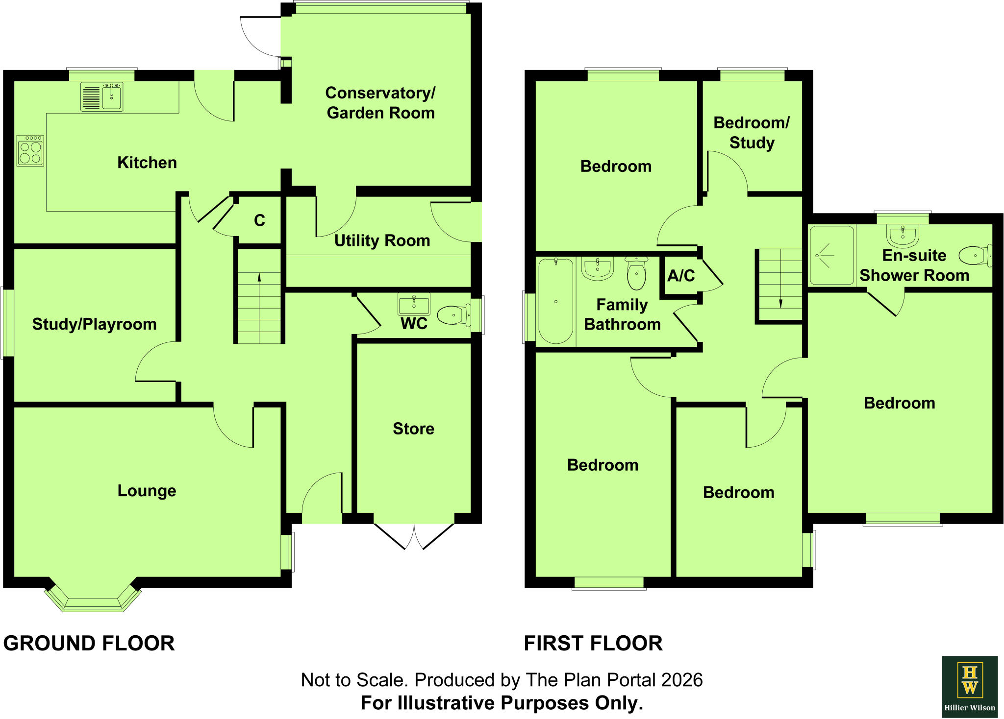 West Way, Broadstone, Dorset, BH18 floorplan