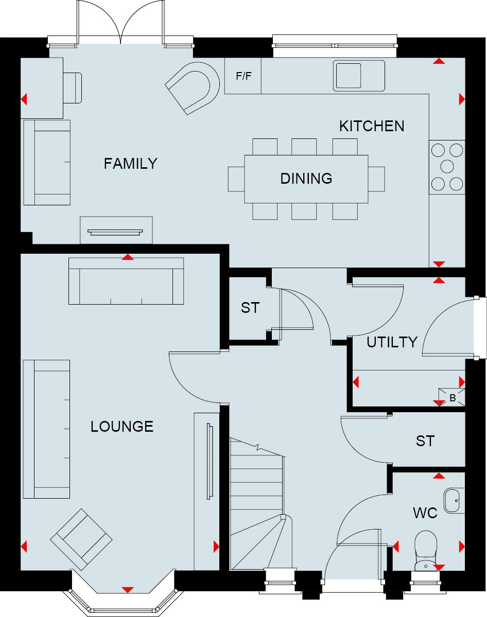 New Haine Road, Manston,
Ramsgate,
Kent,
CT12 6FA
 floorplan