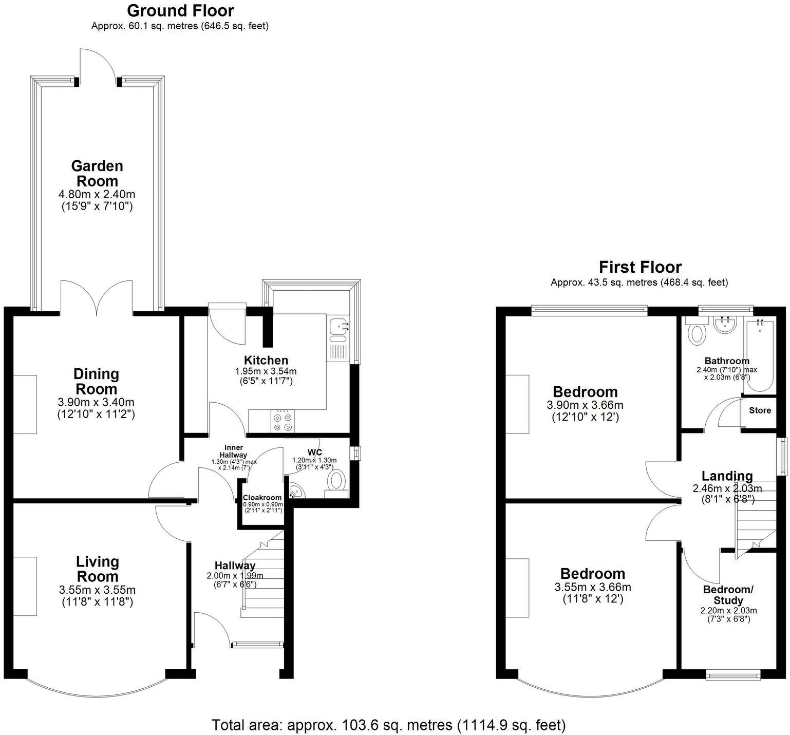 Chester Road, Hartford, CW8 floorplan
