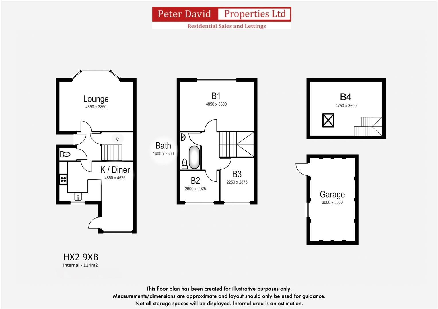 Bradshaw Lane, Halifax floorplan