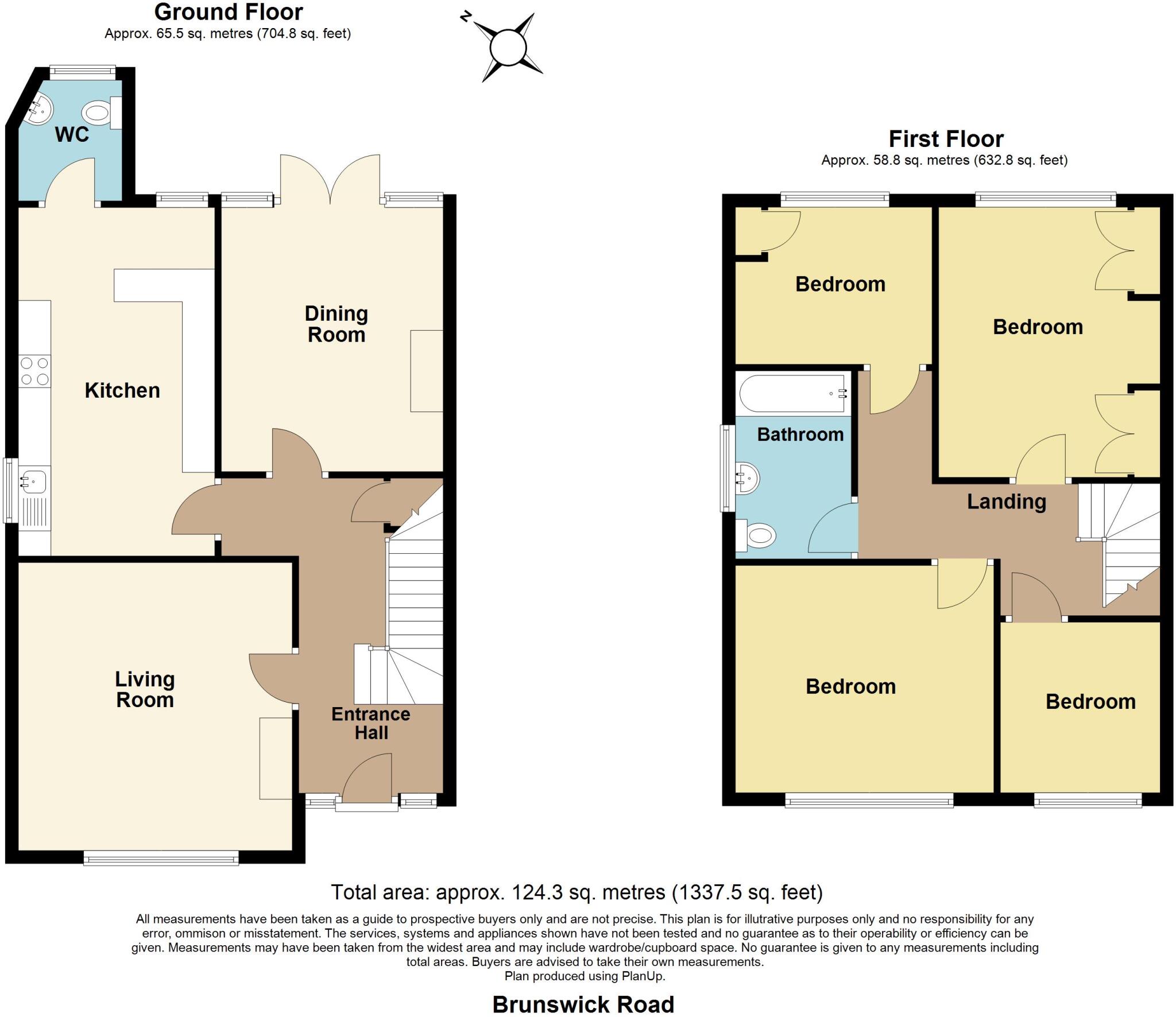 Brunswick Road, Southchurch Park Area, Southend On Sea, Essex, SS1 floorplan
