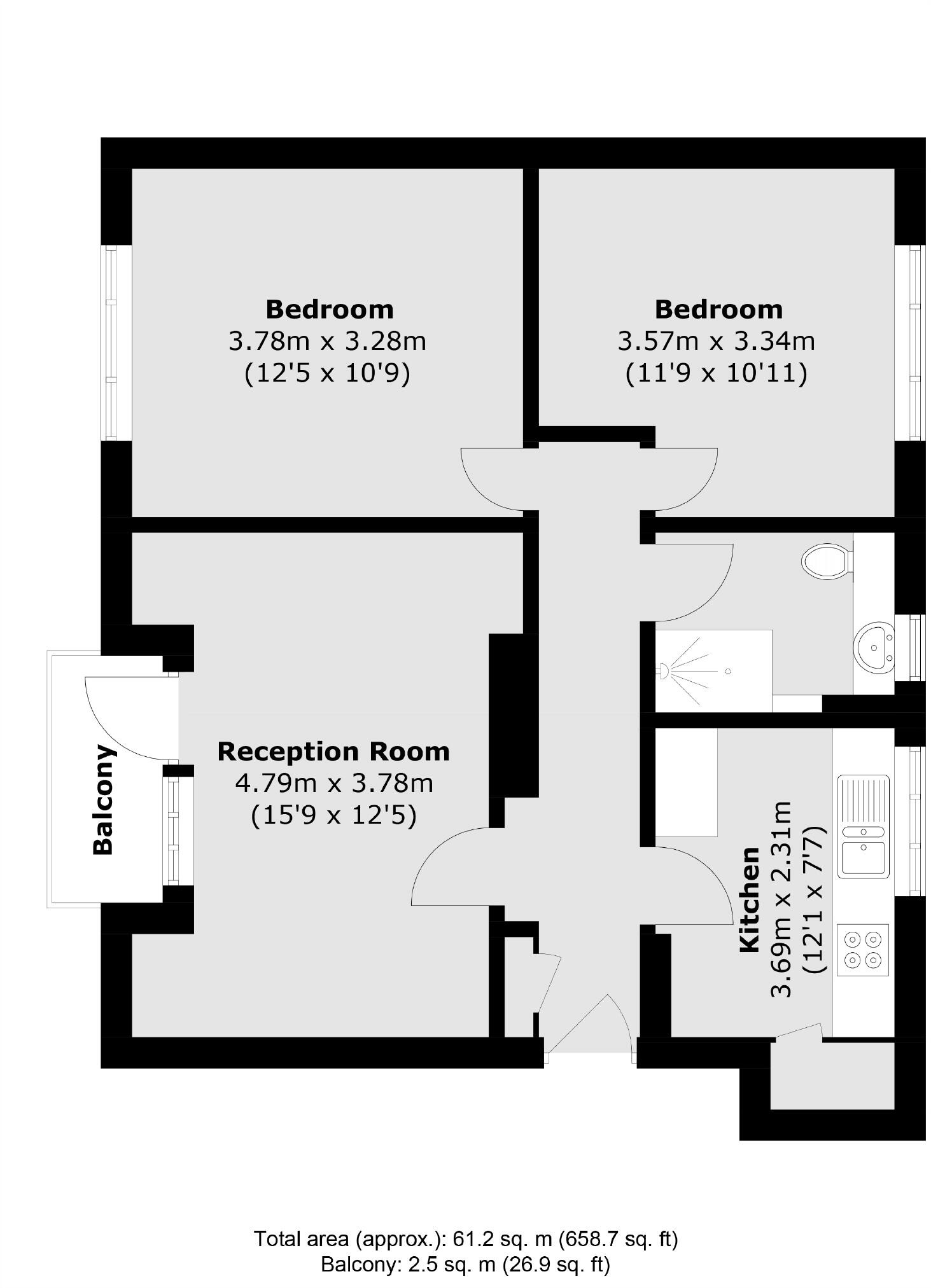 Linden Grove, Peckham floorplan