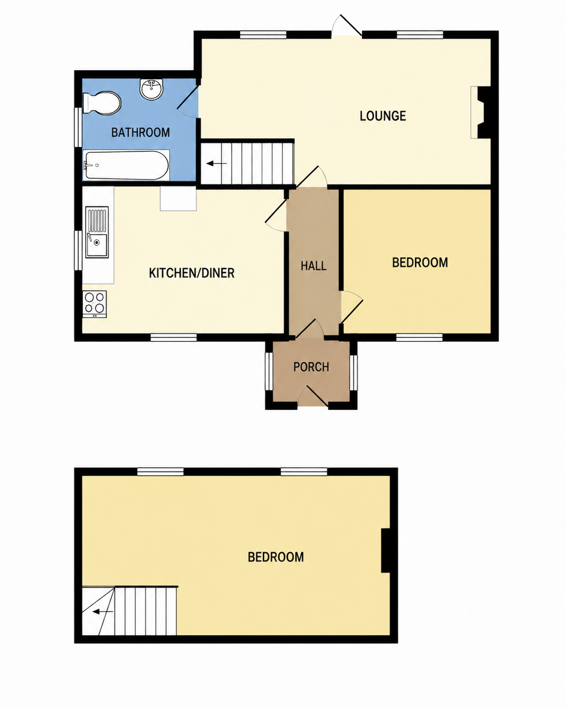 Idyllic Cottage in Church Road, Potter Heigham floorplan