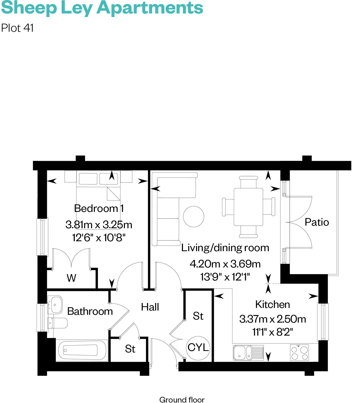 1 Kendale Road
Waterbridge
Cambridge
CB25 9QS floorplan
