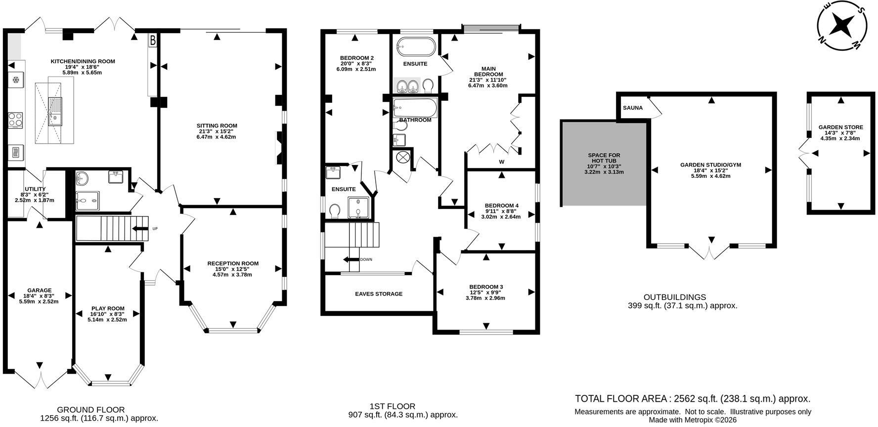 Downs Wood, Epsom Downs floorplan