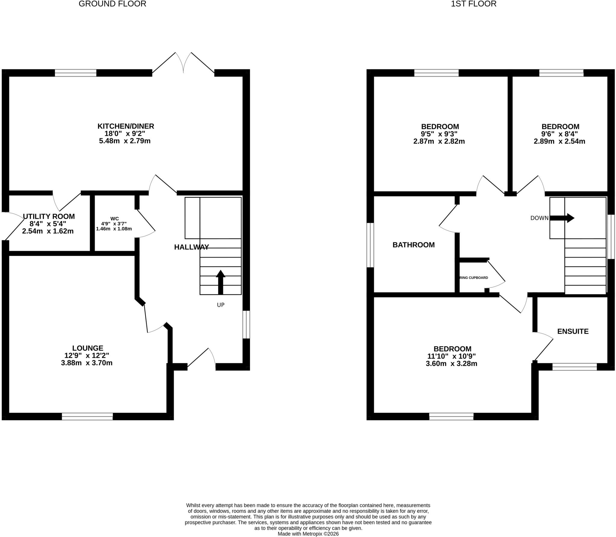 Churm Lane, Lawley floorplan