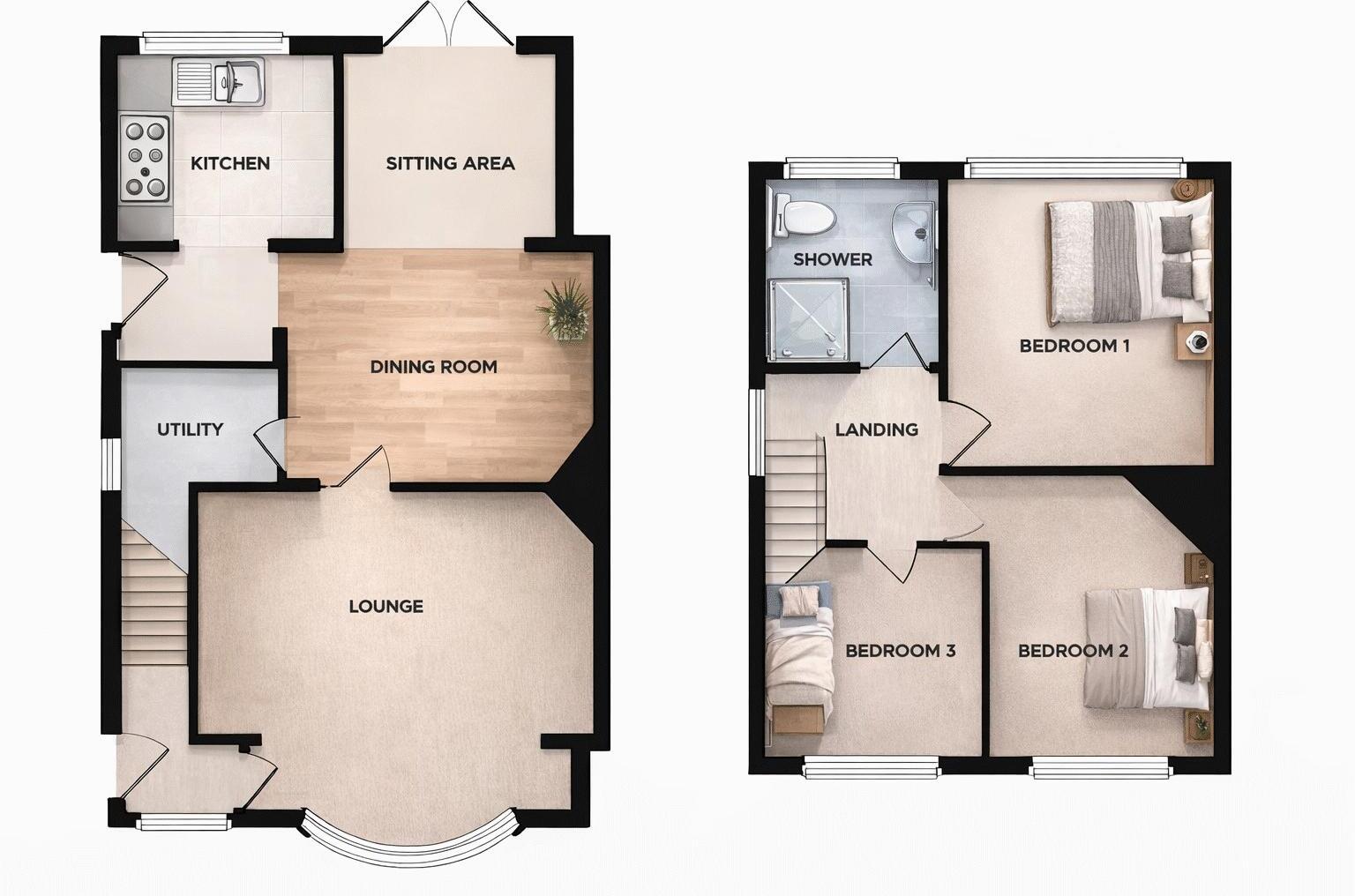 Hanney Hay Road, Burntwood, WS7 4QZ floorplan