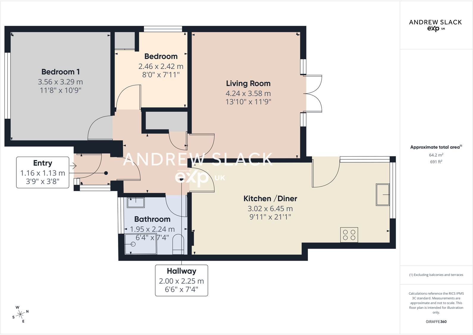 Beresford Road, Mansfield Woodhouse, Mansfield, NG19 8QP floorplan