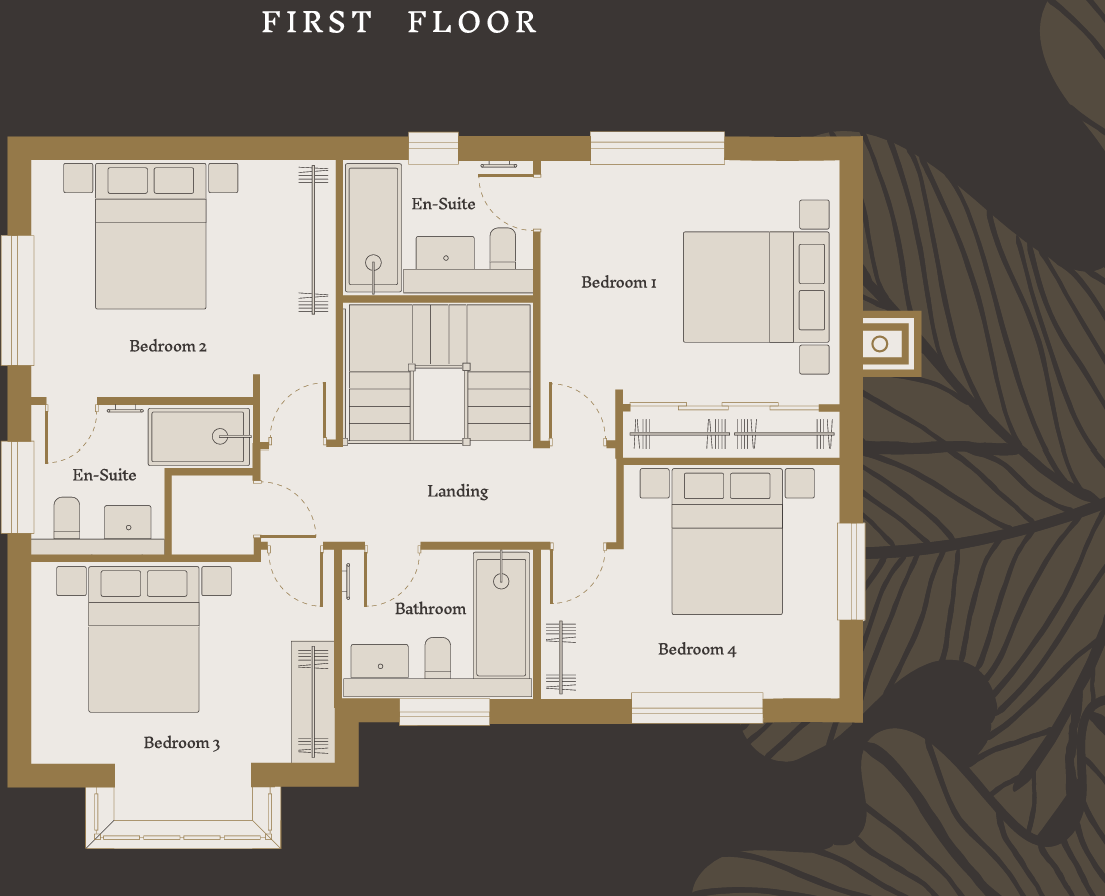 Oakwood Rise, Hamstreet, Ashford, Kent. TN26 floorplan