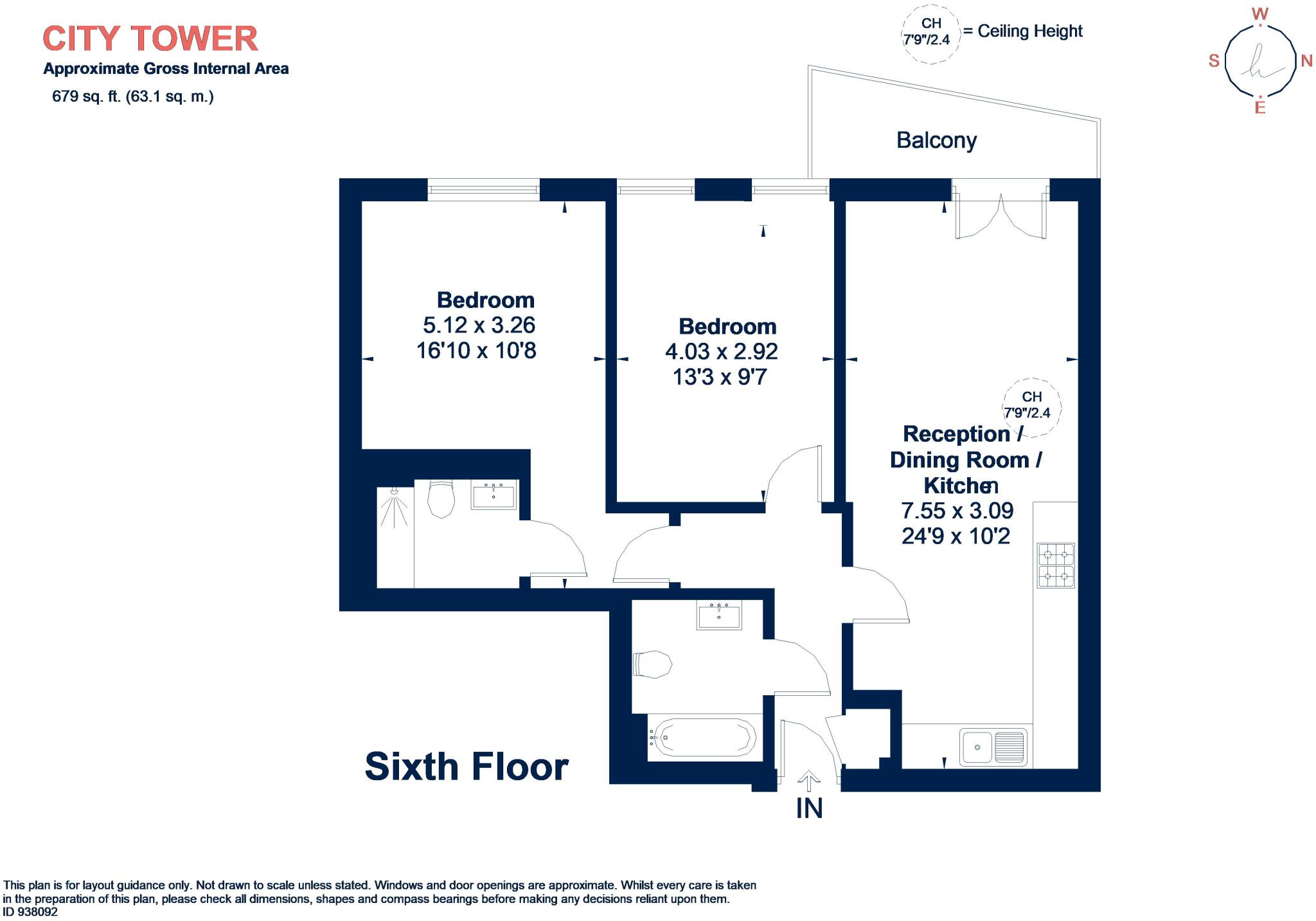 Limeharbour, E14 floorplan