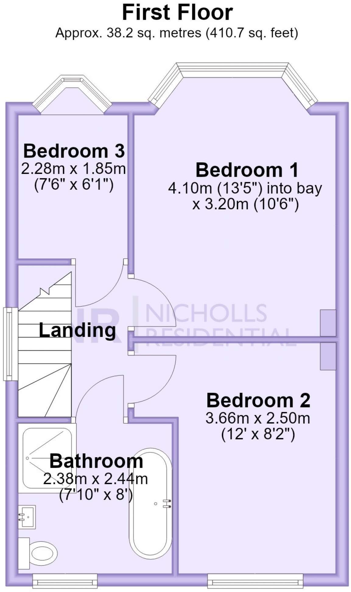 Belfield Road, West Ewell, Surrey, KT19 floorplan
